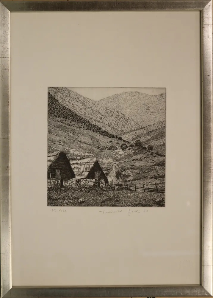 蚀刻版画 Galli - Le tegge