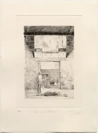 干刻版画 Gamarra - Los nuevos Oradores II