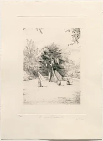 干刻版画 Gamarra - Los nuevos Oradores III