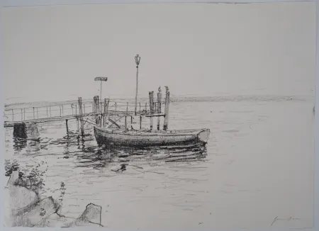 无技术 Gantner - Bretagne : Barque au ponton