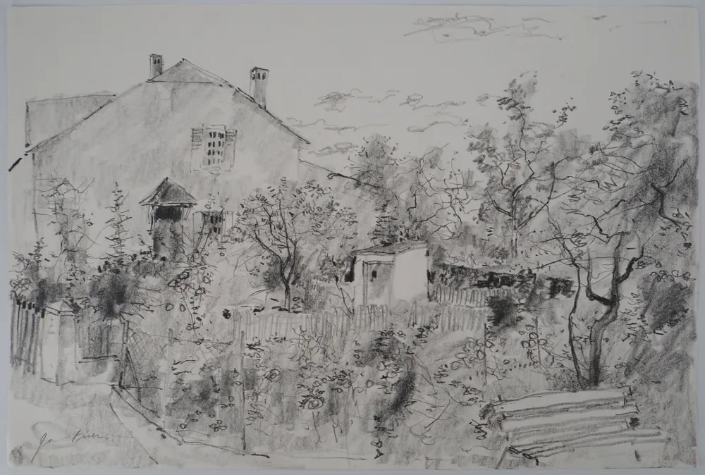 无技术 Gantner - Le jardin en fleur au printemps