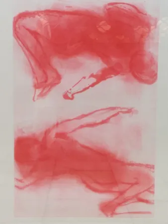 石版画 Garache - 2 figures