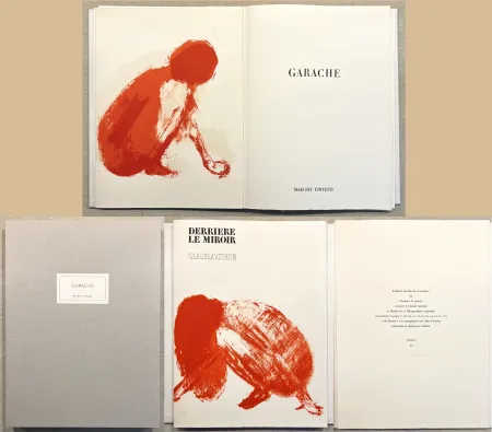 插图书 Garache - GARACHE. DERRIÈRE LE MIROIR N°213. Mars 1975. TIRAGE DE LUXE SIGNÉ..
