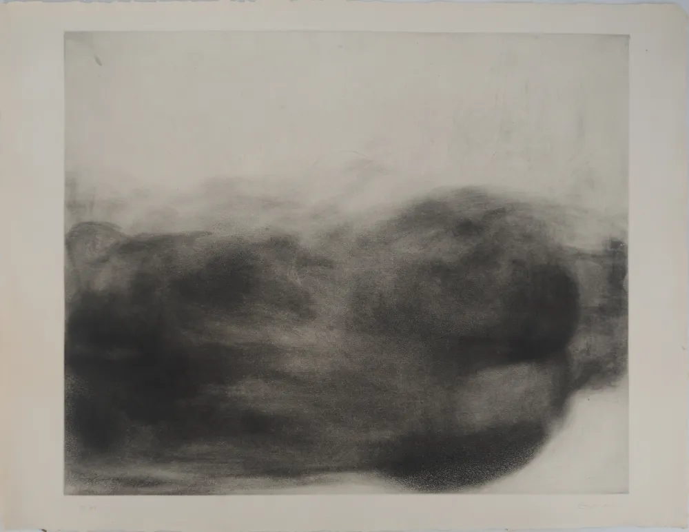 版画 Garache - Nu allon