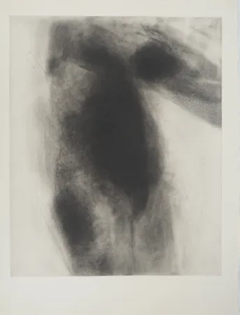 版画 Garache - Nu au trois quar