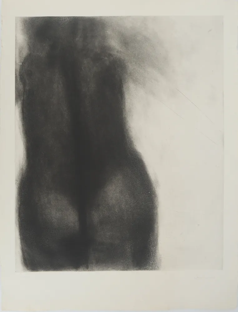 版画 Garache - Nu de do