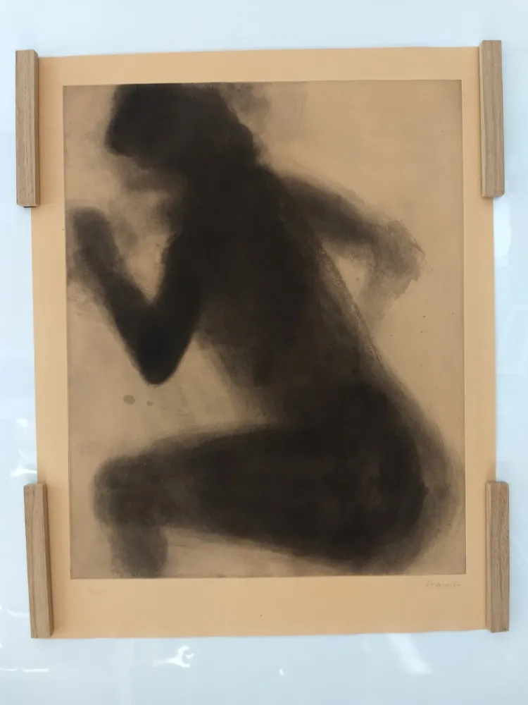 石版画 Garache - Nude