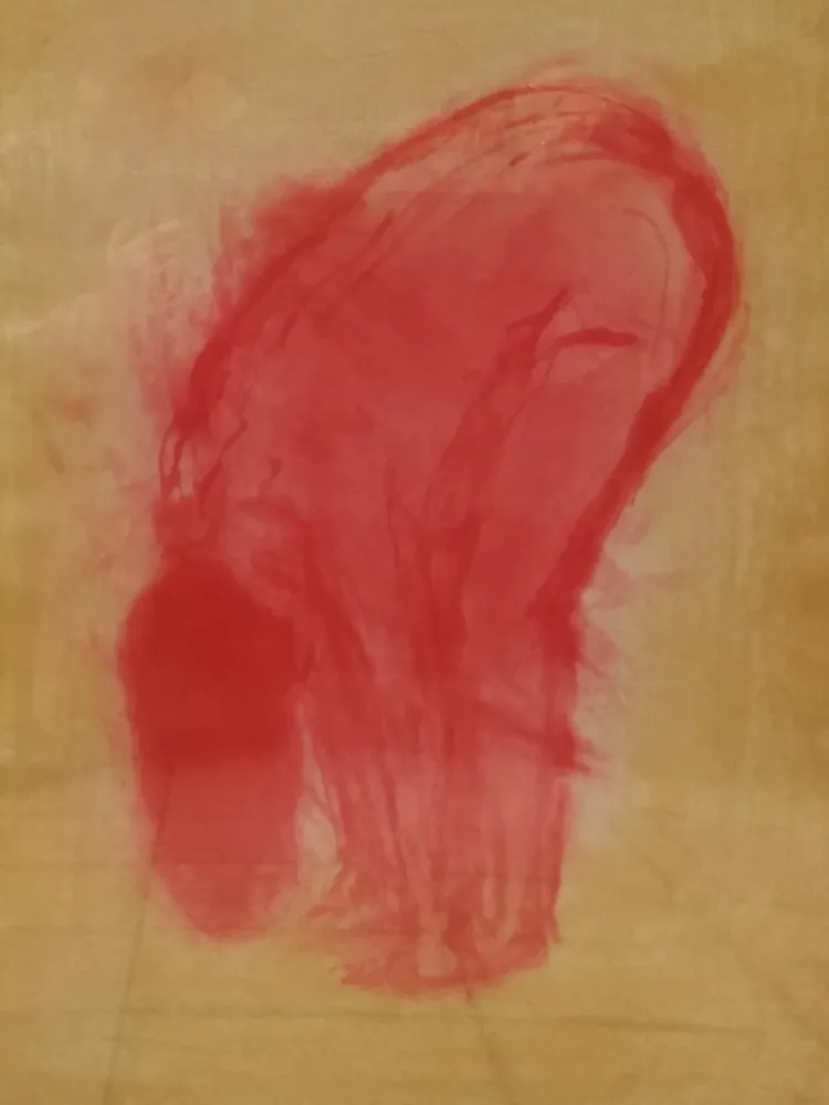 石版画 Garache - Nude figure