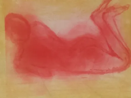 石版画 Garache - Nude figure