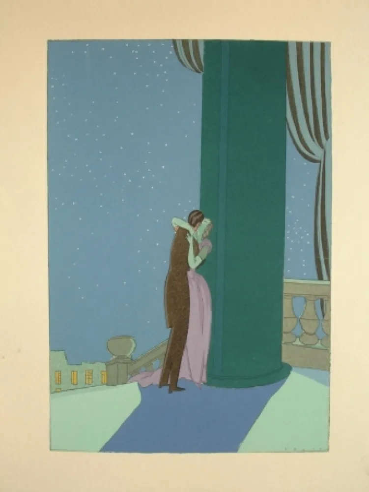 镂版印刷 Garcia Benito - Le Testament. Nouvelle en prose par monsieur Paul Bourget de l'Academie Française.