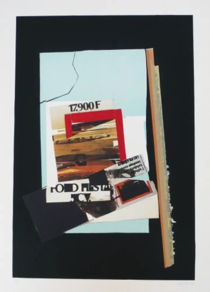 石版画 Garcia Ponce - Composition 5