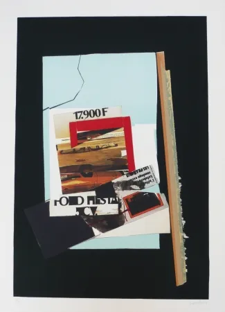 石版画 Garcia Ponce - Composition 5