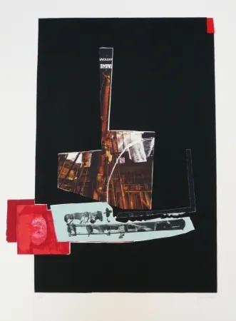 石版画 Garcia Ponce - Composition 7