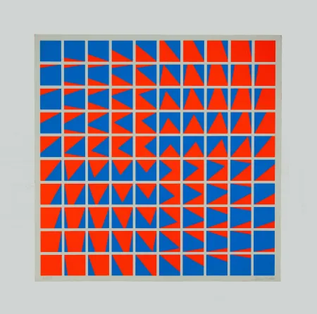 丝网印刷 Garcia-Rossi - Composition