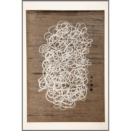 石版画 García Sevilla - Fuga I