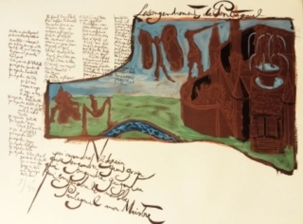 石版画 Garouste - Les engendrements de Pantagruel