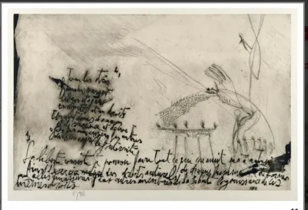 蚀刻飞尘法 Garouste - Sans titre