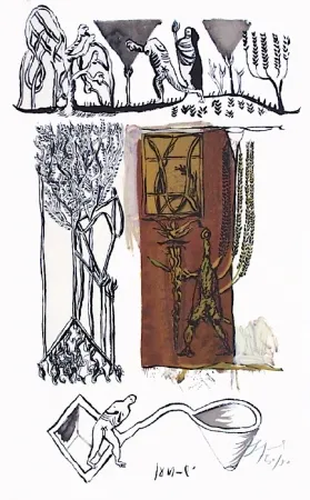 石版画 Garouste - Sans titre