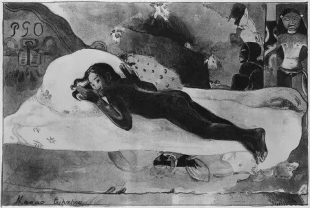 石版画 Gauguin - Manao Tupapau