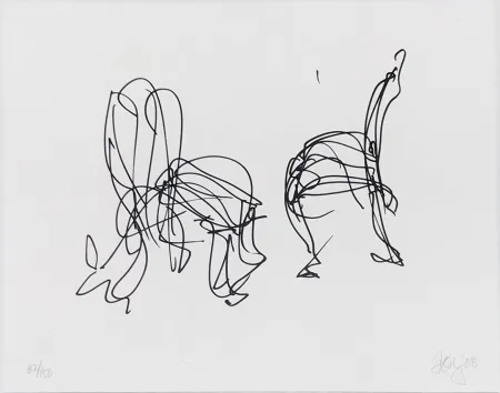 石版画 Gehry - Sitonme from the Artists for Obama Portfolio