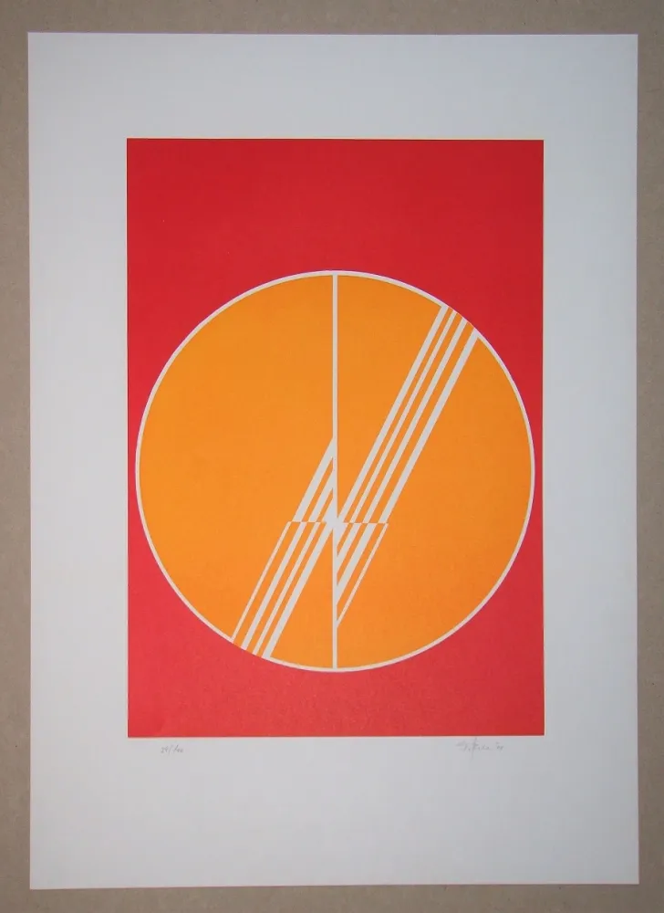 油毡版画 Geiler - Concrete-constructive Composition