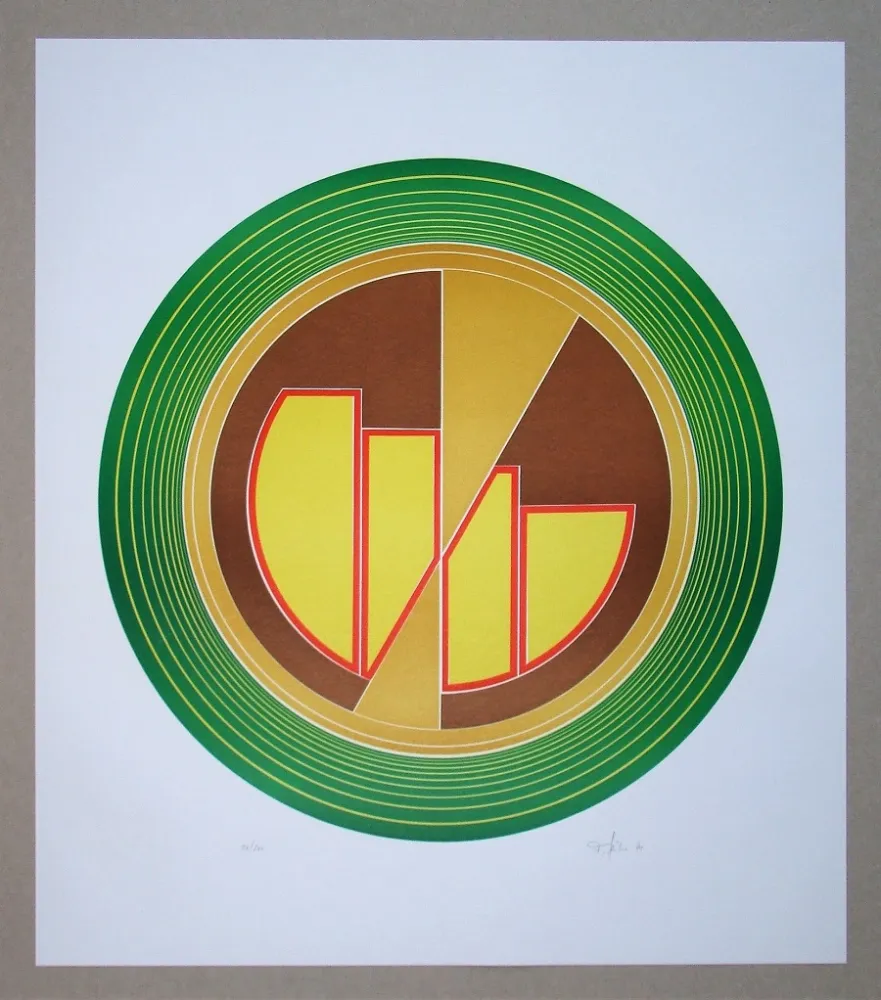 油毡版画 Geiler - Concrete-constructive Composition