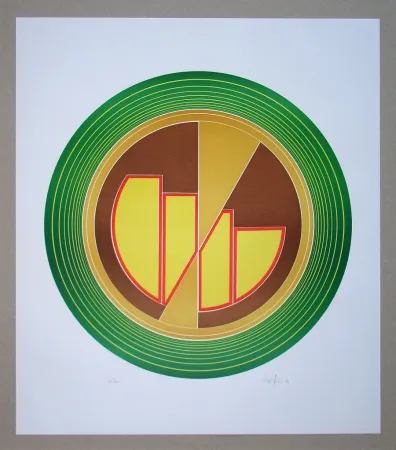 油毡版画 Geiler - Concrete-constructive Composition