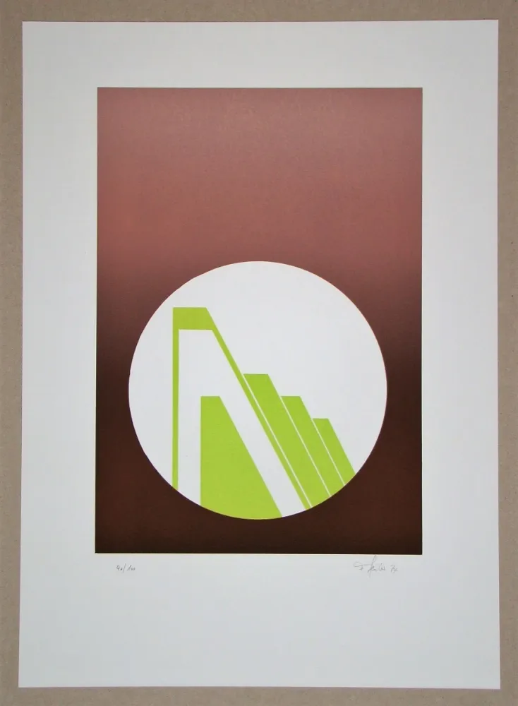 油毡版画 Geiler - Concrete-constructive Composition