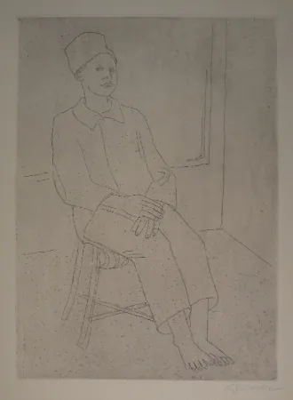 版画 Geiser - Daniel mit der Zuavenmütze