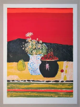 石版画 Genis - Les Cerises