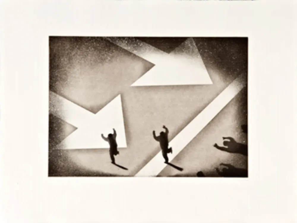 蚀刻版画 Genovés - Dirección única