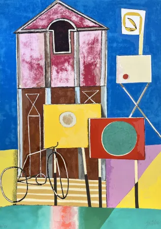 丝网印刷 Gentilini - La Cattedrale ( 129,50 x 178,50 cm )