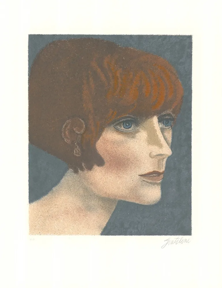 石版画 Gentilini - Le ragazze di Roma V