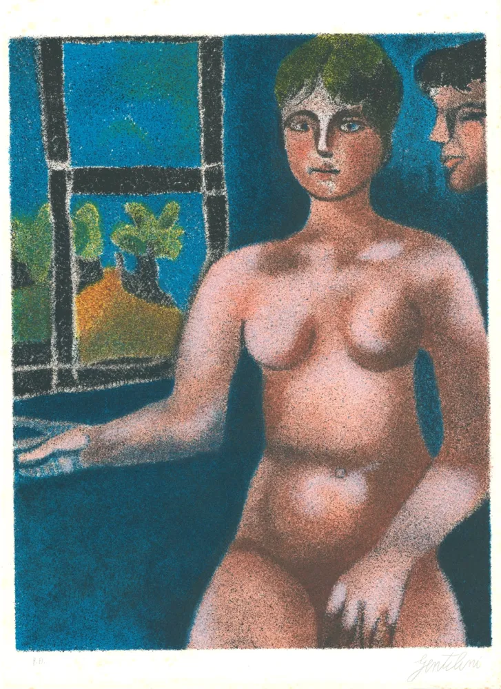 石版画 Gentilini - Luisa e Ippolito