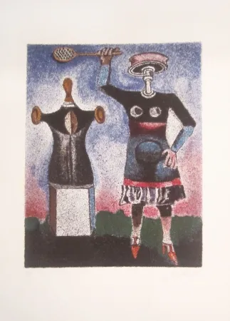 石版画 Gentilini - Untitled