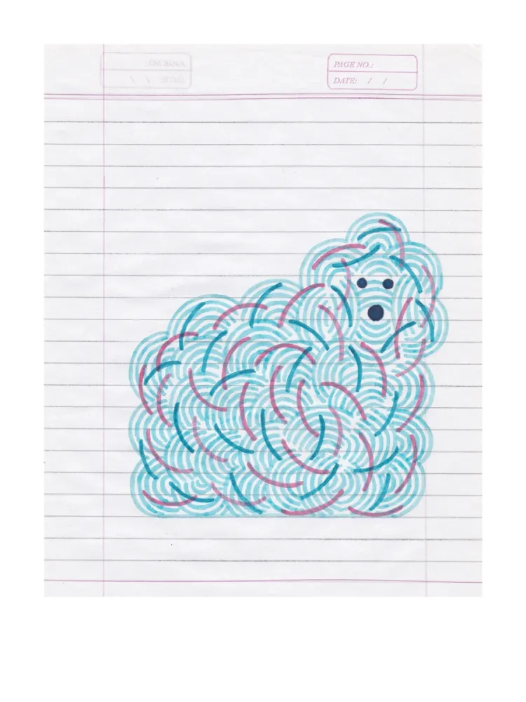 数码版画 Gerner - Bichon cumulus