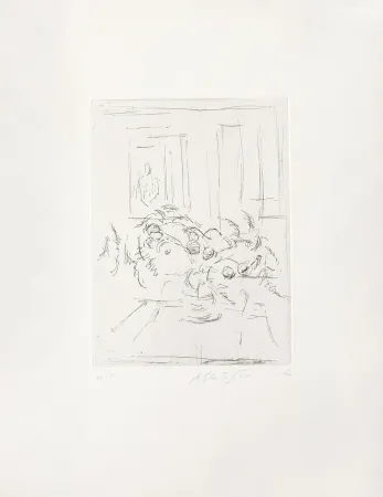 版画 Giacometti - Bouquet I