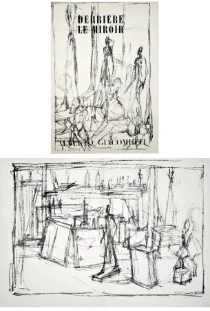 插图书 Giacometti - Derrière le Miroir n° 39-40 . GIACOMETTI. Juin 1951.