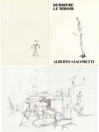 插图书 Giacometti - DERRIÈRE LE MIROIR N° 98. L' ATELIER D' ALBERTO GIACOMETTI (Jean Genet). Juin 1957.