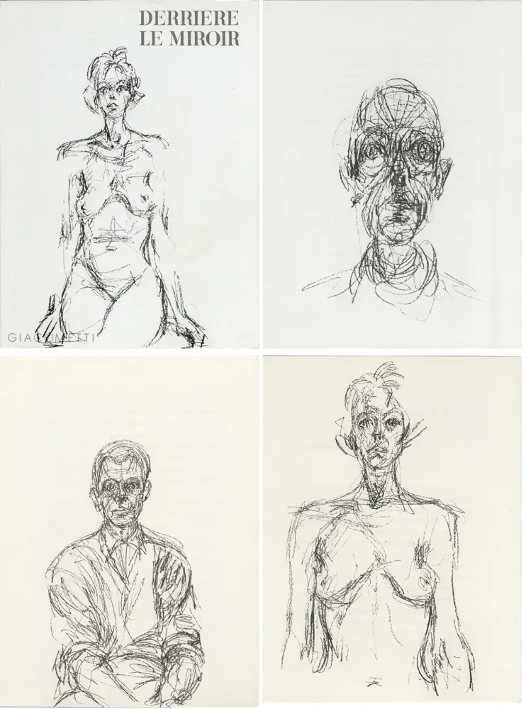 插图书 Giacometti - GIACOMETTI. DERRIÈRE LE MIROIR N°127. Mai 1961