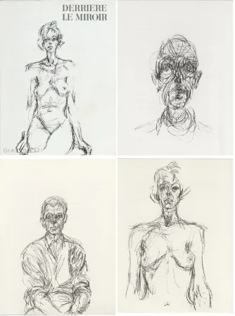 插图书 Giacometti - GIACOMETTI. DERRIÈRE LE MIROIR N°127. Mai 1961