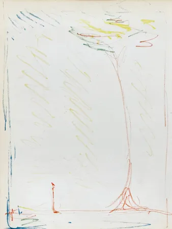 石版画 Giacometti - La Rue & L'Arbre