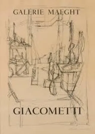 海报 Giacometti - L'atelier de l'artiste 