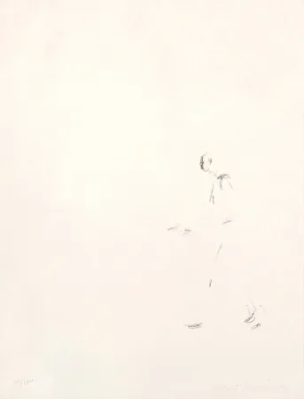 石版画 Giacometti - L'Homme qui marche