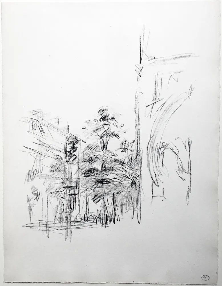 石版画 Giacometti - PARIS SANS FIN (de la suite 