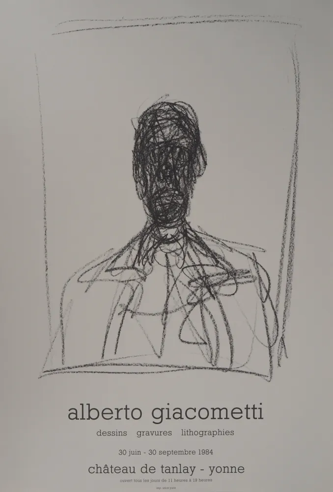 插图书 Giacometti - Portrait d'homme
