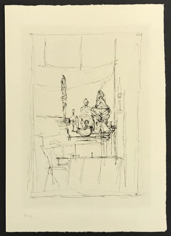 版画 Giacometti - Studio from La Magie Quotidienne