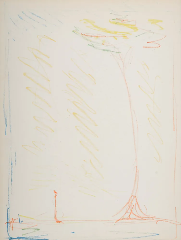 石版画 Giacometti - The Tree, 1952