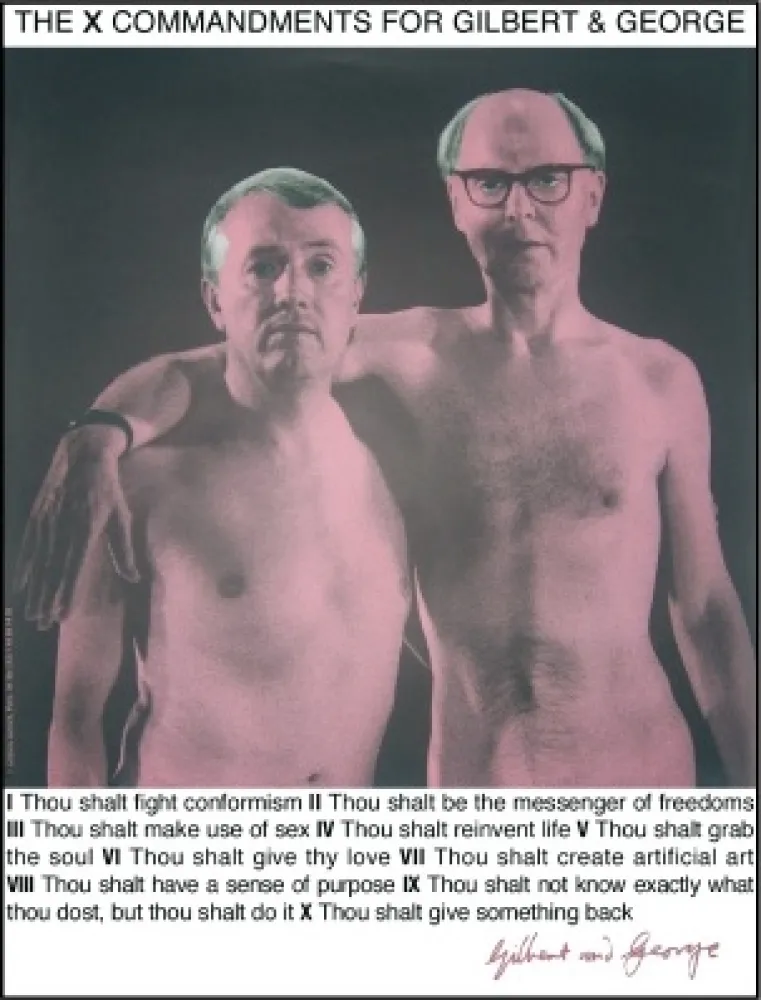 丝网印刷 Gilbert & George - Autoportrait