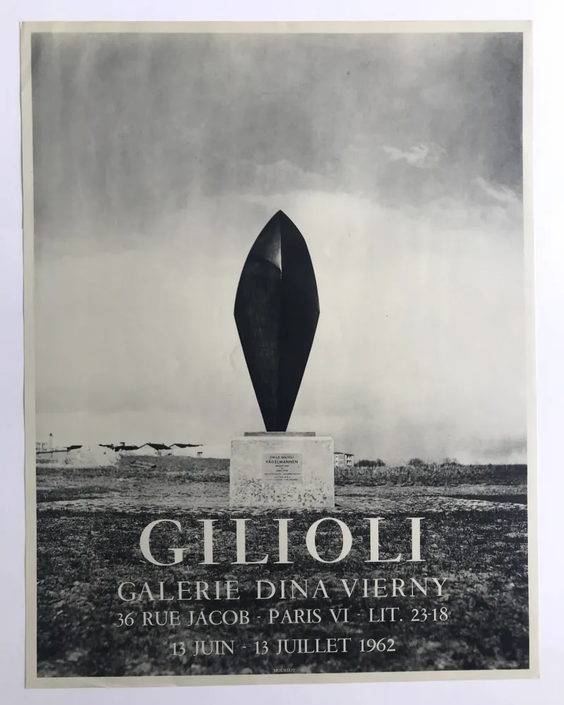 海报 Gilioli - Galerie Dina Vierny